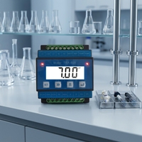 Transmetteur automatique de pH et d'EC pour hydroponie, 0-14pH, 0-20mS/cm, plage d'EC, 0 à 50 degrés Celsius, RS485 Modbus, pour serre et aquaponie