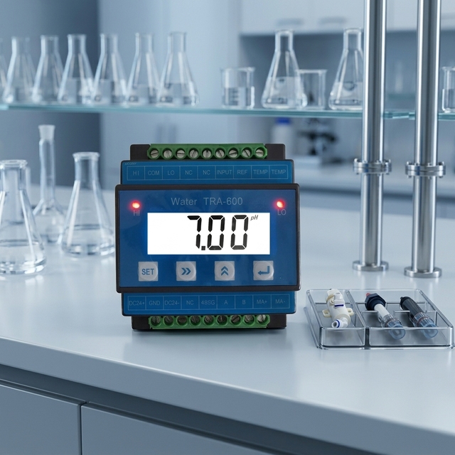 0-14pH 0-20mS/cm EC Range 0 to 50 Celsius RS485 Modbus Automatic Hydroponics pH EC Transmitter for Greenhouse Aquaponics