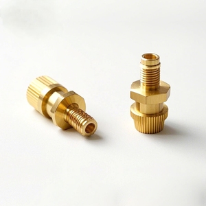 Chế biến đồng thau các bộ phận gia công tùy biến của phi tiêu chuẩn đồng <span class=keywords><strong>bushing</strong></span> <span class=keywords><strong>Nut</strong></span> của CNC Lathe chạy trung tâm - Product Image 4