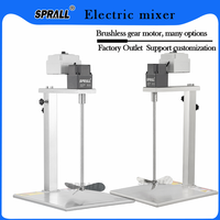 SPALL électrique numérique agitateur encre colle peinture mélangeur liquide poudre laboratoire dissolveur shampooing mélangeur détergent Machine
