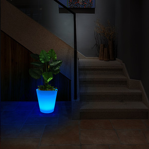 Led extérieur illuminé <span class=keywords><strong>grand</strong></span> <span class=keywords><strong>pot</strong></span> <span class=keywords><strong>de</strong></span> plantes décoratif - Product Image 4