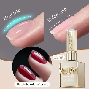 XEIJAYI Gel <span class=keywords><strong>Vernis</strong></span> à Ongles UV Haute Brillance, Top et Base Coat de Salon, Émail. Source Lumineuse <span class=keywords><strong>LED</strong></span> Fonctionnelle, Compatible OEM/ODM, <span class=keywords><strong>pour</strong></span> Nail Art - Product Image 6