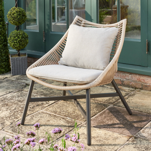 Yoho Leisure Outdoor Rattan Sofa Patio Juego de conversación de 4 plazas para balcón - Product Image 4