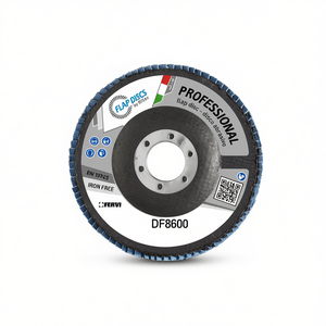 Disque à lamelles professionnel Fervi DF8600, disque abrasif sans fer, fabriqué en Italie - Product Image 1