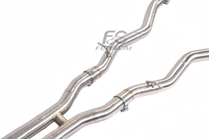 Système d'échappement <span class=keywords><strong>Tronic</strong></span> Catback en acier inoxydable pour <span class=keywords><strong>BMW</strong></span> M8 4.4T F91 F93 2019-2022, silencieux de performance personnalisé pour la course, amélioration de la performance - Product Image 6