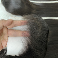 Vente en gros d'usine, perruques en cheveux humains de 18 pouces, 28 pouces, 12A, 13x4 HD invisibles pour perruque, couleur naturelle, densité 210%