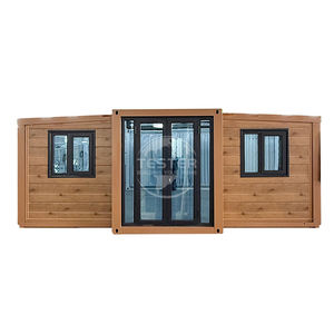 Rumah Kontainer Ekspansiabel Konstruksi Cepat 40 Kaki Desain Baru, Rumah Mungil, Rumah yang Dapat Ditumpuk, Rumah Prefabrikasi Model A-Frame - Product Image 2