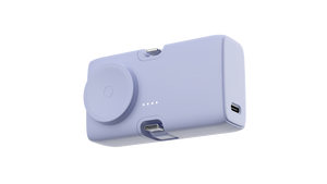 Magnétique sans fil pour iWatch/Samsung Watch Béquille pliable <span class=keywords><strong>2</strong></span> ports Plug-in Mini Capsule Pocket Portable Power Bank - Product Image 4