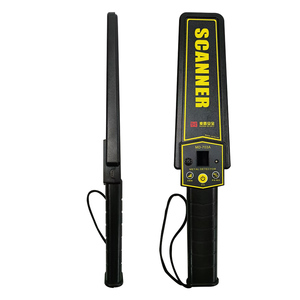 LCD 디스플레이 금속 탐지기 보안 시스템 휴대용 금속 탐지기 감도 공항 바디 스캐너 보안 지팡이 - Product Image 1