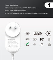 Échantillons Gratuits - Adaptateur Secteur AC/DC 12V 0.5A-3.25A pour Ordinateur Portable, Puissance Maximale 36W, Prises UK/EU, Certifié CE/GS/UKCA