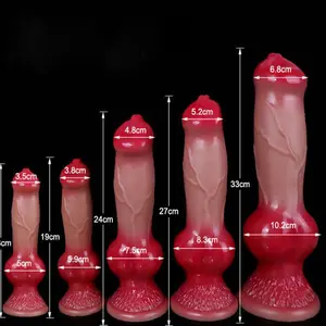 Adult Sexy SM Sex Produkt Flüssiges Silikon Speziell geformter Penis Kreativer Dildo Penis