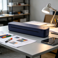 Printer Barcode Thermal Mini Nirkabel BT Android IOS dengan Dukungan ESC Stok Tersedia Pencetakan Struk A4