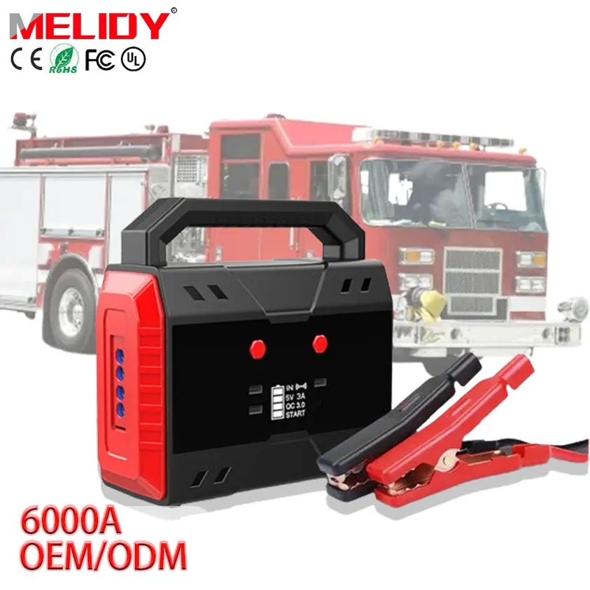 Heavy Duty Jump Starter 3000A Battery Booster Car 12V Portable 2 In 1 With Inventor Dd Pai