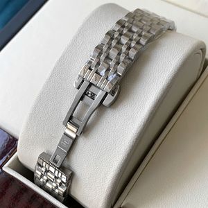 Reloj de señora de estilo moderno y atractivo, de acero inoxidable, resistente a la decoloración, elegante reloj de cuarzo para dama. - Product Image 3