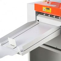 Machine à plier le papier entièrement automatique 650A électrique numérique multifonction à aspiration d'air et perforation, en promotion et à prix réduit