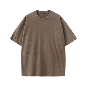 เสื้อยืดโอเวอร์ไซส์ลายกราฟิก JKM ปี 2026 สำหรับผู้ชาย ล้างสีแบบแอซิดวอช สไตล์ลอสแอนเจลิสวินเทจ เสื้อผ้าสตรีทแวร์ทรงหลวม เสื้อผ้าฝ้ายลำลอง - Product Image 2