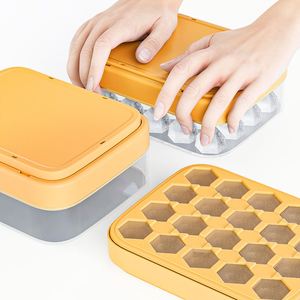 Moule à glaçons sphériques en silicone de qualité alimentaire pour l'été, bacs à glaçons en treillis pour cuisine, congélation rapide, démoulage facile, café, jus, whisky - Product Image 5