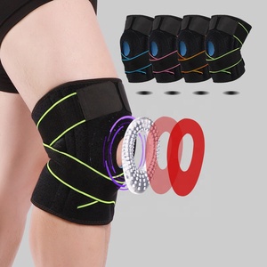 Doppel kompression gurte verdicken Silikon Anti-Schock-Dichtung Kniesc honer Übung Patella Schmerz linderung schützende Knies tütze Ärmel - Product Image 1