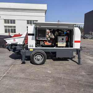 Pompe à béton mobile sur remorque, diesel, hautement automatisée et efficace, idéale pour les petits projets - Product Image 3