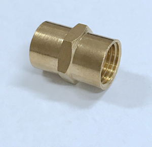 Messing 1/4 NPT Doppelgewinde-Kupplung <span class=keywords><strong>HITEK</strong></span> HI-1116 Glatte Oberfläche Sechskantform Quadratischer Kopf - Product Image 4