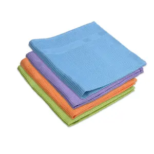 60*40Cm Household Kitchen dust cloth Microfiber Cleaning Cloths Absorbent waffle Towels