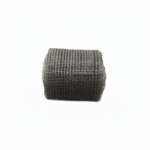 Treillis métallique tricoté en acier inoxydable de haute qualité 316 filtre compressé forme de trou carré désembuage éliminateur de brouillard cylindre de filtre - Product Image 1