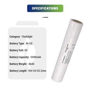 Revolbat <span class=keywords><strong>6V</strong></span> 2500mAh <span class=keywords><strong>NICD</strong></span> 108-000-439 108-000-817 108-439 40070149 9032 ARXX075 Batería de repuesto para linterna - Product Image 3