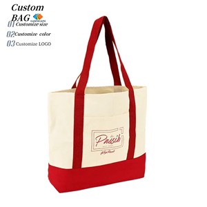 Sac fourre-tout en toile de coton écologique, vente en gros, lot en vrac pour les courses et l'épicerie - Product Image 1