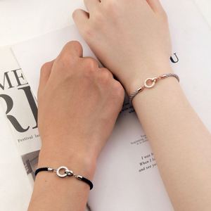 Dylam Hot Selling <b>Men</b> Women Gift Trending Designer Lover Charms Jewelry Custom S925 Silver 5A CZ Couple Bracelets - Product Image 3