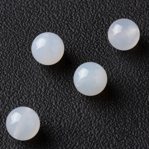 화이트 1 PC 마노 느슨한 비즈 수제 크리스탈 보석 액세서리 DIY 도매 반제품 단일 구슬 - Product Image 3