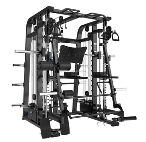 Multi Functional Smith Machine Bodybuilding Trainer Commercial <b>Squat</b> Rack Crossover Cable Machine - Product Image 3