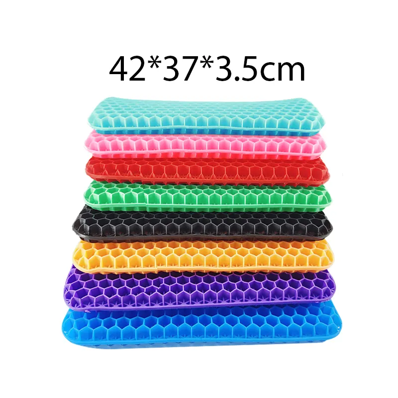 BS28 Egg Cushion Silicone Gel Seat Cushion For Home Office Summer Non Slip Cooling Comfortable Ice Pad Chair