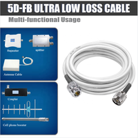 Câble coaxial de haute qualité à faible perte 50 Ohm, câble d'extension d'antenne RF 5D-FB N mâle vers TNC mâle Lmr 400 TJKL