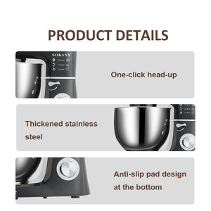 Batidora de masa eléctrica doméstica de 8L, batidora de crema de <span class=keywords><strong>Chef</strong></span>, batidora de huevos - Product Image 4
