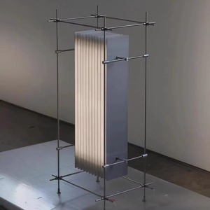 Lámpara de pie UFan con radiador, fuente de luz LED, diseño artístico moderno para sala de estar, dormitorio, estudio, hotel - Product Image 2