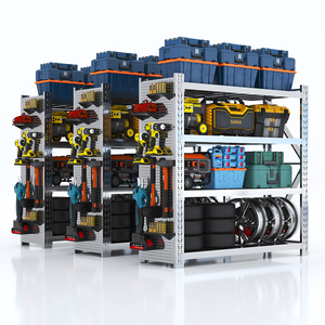 Étagère robuste en acier inoxydable, rayonnage industriel de moyenne capacité, rayonnage de stockage, rayonnage à palettes métallique - Product Image 6