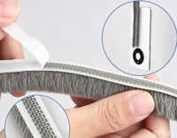 Cinta de Sellado Autoadhesiva a Prueba de Viento y Polvo, para Ventanas y Puertas Corredizas de Aluminio, Aislante para el Hogar