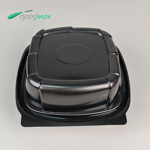 Boîte d'emballage alimentaire en plastique PP jetable personnalisée, adaptée au micro-ondes, pour restaurants, hamburgers - Product Image 3