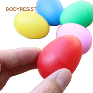 Strumenti a percussione per bambini di alta qualità, shaker a forma di uovo in plastica, giocattoli musicali portatili per lezioni di <span class=keywords><strong>musica</strong></span>. - Product Image 1