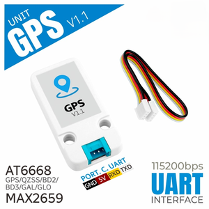 Módulo <span class=keywords><strong>GNSS</strong></span> GPS <span class=keywords><strong>M5</strong></span> AT6668 de Alta Precisão, Receptor Multisistema com Precisão de <1.5m, Atualização de 10Hz, Kit DIY Compatível com UIFlow - Product Image 4