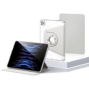 360 °   <span class=keywords><strong>Funda</strong></span> con Anillo Magnético Giratorio y Desmontable para <span class=keywords><strong>iPad</strong></span> 7/8/9 (<span class=keywords><strong>10.2</strong></span>") |   <span class=keywords><strong>Funda</strong></span> Protectora Transparente con Soporte Trasero - Product Image 1