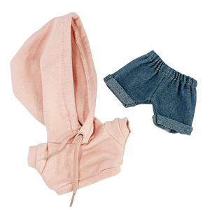 La Luxury 17cm Branded Designer Black Suit Cartoon Toy Plush Vinyl <b>Clothes</b> Only by La Manufacturers Wholesale Fashion - Product Image 6