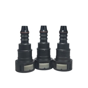 Черный белый POM Acetal PLC серии быстроразъемные соединительные муфты гладкая поверхность воды воздушный пластиковый шланг для низкого CPC - Product Image 4
