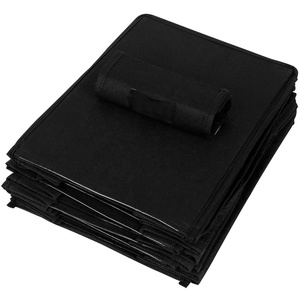 Sombrero 10 estante colgando armario sombrero organizador <span class=keywords><strong>con</strong></span> ventana <span class=keywords><strong>PVC</strong></span> transparente sombrero de almacenamiento de titular <span class=keywords><strong>con</strong></span> polvo escudo - Product Image 5