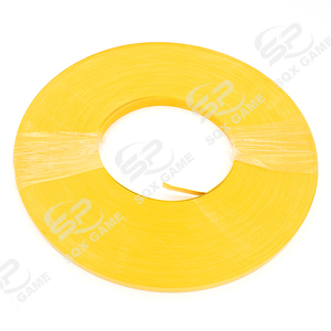 SQX Golden Color ABS <b>Edge</b> Lipping <b>Strip</b> with Rubber Protection Banding for Gaming-Customizable - Product Image 4