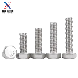 Vis à tête hexagonale entièrement filetée <span class=keywords><strong>en</strong></span> acier inoxydable SS304 DIN <span class=keywords><strong>EN</strong></span> <span class=keywords><strong>ISO</strong></span> <span class=keywords><strong>4017</strong></span>, fabrication directe d'usine, M6-M24 - Product Image 4