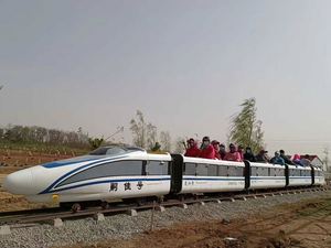 Tren Turístico Eléctrico para Parques de Diversiones, Centros Comerciales, Funciona con Batería, Construcción de Aluminio, Capacidad de 500 kg, Diversión para Todos - Product Image 3