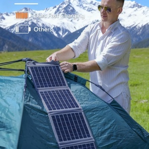 Panel Solar Plegable de 40W con Rendimiento Inmejorable, Certificado por TUV y Duradero para Cargar Dispositivos en Excursiones y Campamentos - Product Image 5