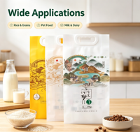Sacs sous vide personnalisés en LDPE laminé de qualité alimentaire, résistants à la chaleur et compatibles micro-ondes, pour riz, aliments pour animaux, sushis, gelée - Anti-humidité