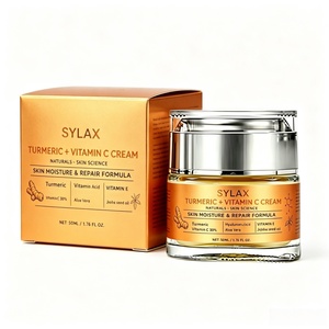 <span class=keywords><strong>Crema</strong></span> <span class=keywords><strong>Facial</strong></span> Iluminadora con Vitamina C y Cúrcuma, <span class=keywords><strong>Crema</strong></span> Hidratante Antienvejecimiento y Nutritiva <span class=keywords><strong>para</strong></span> el Cuidado de la <span class=keywords><strong>Piel</strong></span> con Extracto Natural de Cúrcuma - Product Image 1
